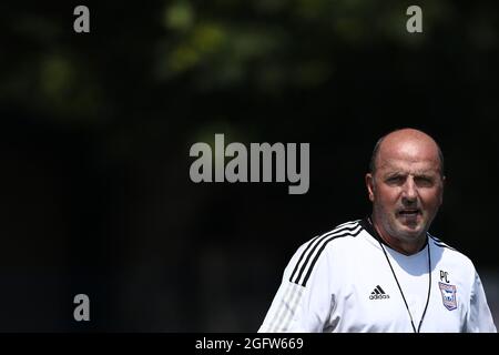 Direttore di Ipswich Town, Paul Cook - Ipswich Town Training Pre Season, Ipswich Town Training Center, Ipswich, Regno Unito - 20 luglio 2021 Foto Stock