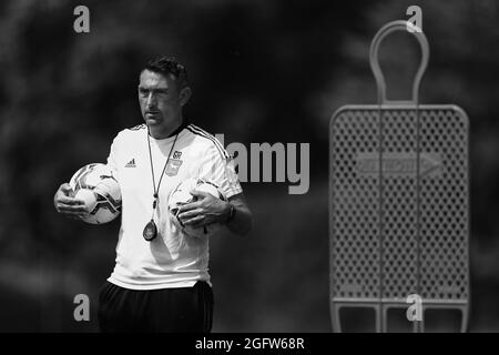 Primo allenatore di squadra di Ipswich Town, Gary Roberts - Ipswich Town Training Pre Season, Ipswich Town Training Center, Ipswich, Regno Unito - 20 luglio 2021 Foto Stock