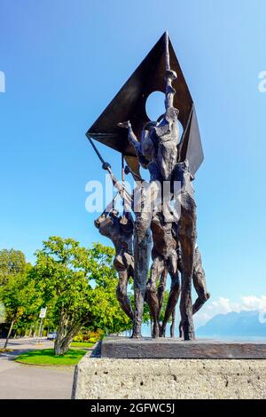 L'ELAN, 1994, Collection du Musée Olympique di Nag Arnoldi, Losanna, Svizzera. Foto Stock