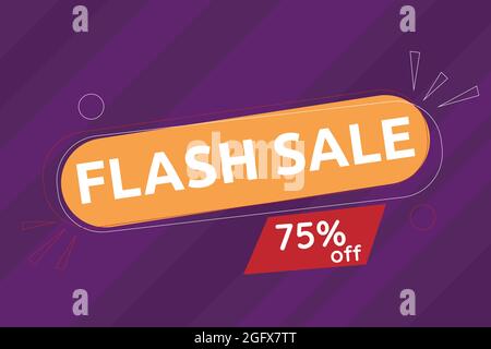 Illustrazione del disegno vettoriale dell'evento di vendita del banner Illustrazione Vettoriale