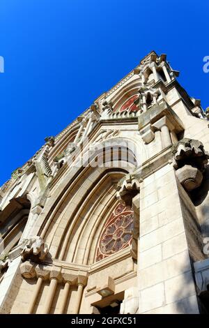 Chiesa di Eglise de la Redemption situata a Lione, Francia. Foto Stock