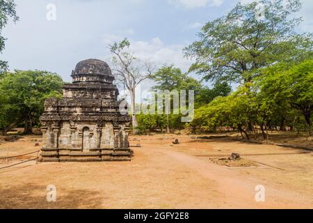 Shiva Devale No 2 rovine presso l'antica città Polonnaruwa, Sri Lanka Foto Stock