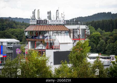 Spa-Francorchamps, Belgio. 26 agosto 2021. Track Impression, Gran Premio di F1 del Belgio al Circuit de Spa-Francorchamps il 26 agosto 2021 a Spa-Francorchamps, Belgio. (Foto di HOCH ZWEI) Credit: dpa/Alamy Live News Foto Stock