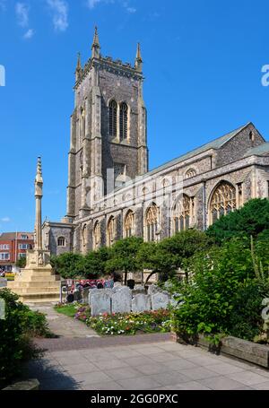 Cromer chiesa Foto Stock