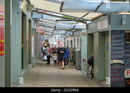 Mercato coperto a Norwich Foto Stock