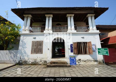 La sinagoga ebraica a Paravur, Kerela, India. Foto Stock