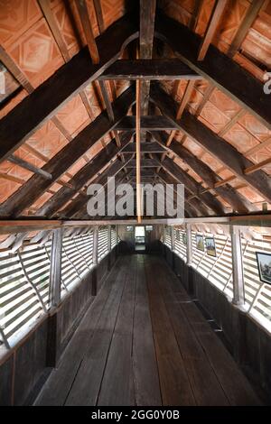 La sinagoga ebraica a Paravur, Kerela, India. Foto Stock