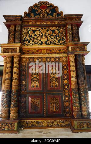 La sinagoga ebraica a Paravur, Kerela, India. Foto Stock