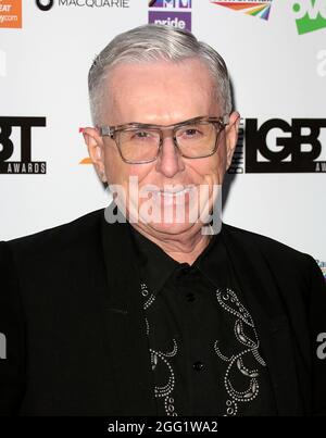 27 agosto 2021 - Londra, Inghilterra, Regno Unito - Holly Johnson partecipa al British LGBT Awards 2021, The Brewery di Londra Foto Stock