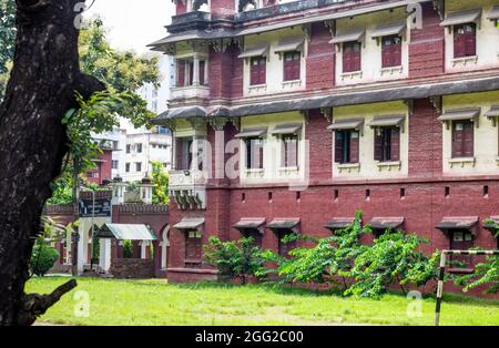 Dhaka, Bangladesh - 20 agosto 2021: Fazlul Haq Sala Musulmana presso l'Università di Dhaka Foto Stock