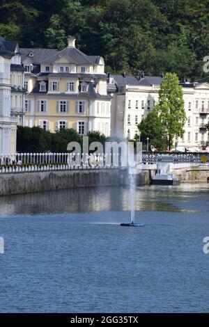 Edificio classico a Bad EMS presso il Lahn, spa, hotel, casinò Foto Stock