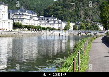 Edificio classico a Bad EMS presso il Lahn, spa, hotel, casinò Foto Stock