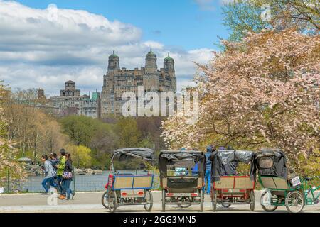 211 Central Park West, Beresford, l'edificio a tre torri di Emery Roth. Foto Stock