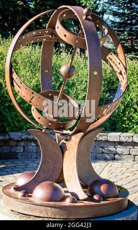 Meridiana Calgary Zoo Alberta Foto Stock