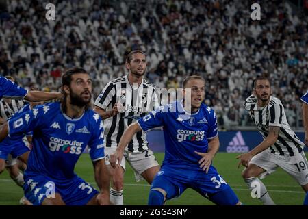 Torino, Italia. 28 agosto 2021. Torino. Partita di campionato Serie A Tim 2021/2022. Juventus vs Empoli. Allianz Stadium nella foto: Credit: Independent Photo Agency/Alamy Live News Foto Stock