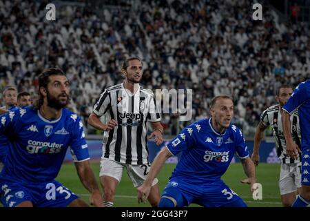 Torino, Italia. 28 agosto 2021. Torino. Partita di campionato Serie A Tim 2021/2022. Juventus vs Empoli. Allianz Stadium nella foto: Credit: Independent Photo Agency/Alamy Live News Foto Stock