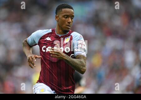 Ezri Konsa #4 di Aston Villa durante il gioco Foto Stock