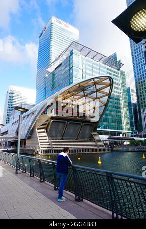 The Big Easy Bar and Crabshack Restaurant at Canary Wharf, Londra, Regno Unito Foto Stock