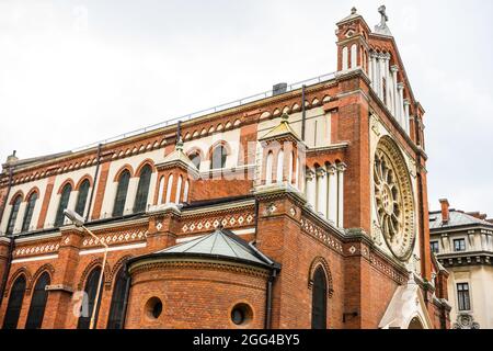 Cattedrale cattolica di San Giuseppe o Catedrala SF. Iosif a Bucarest, Romania Foto Stock