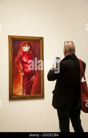 FRANCIA. PARIGI (16° DISTRETTO). ' RITRATTO DELLA BALLERINA ANITA BERBER '. OTTO DIX. 1925. MOSTRA "LE CHIAVI DELLA PASSIONE". FONDAZIONE LOUIS VUITTON. ( Foto Stock