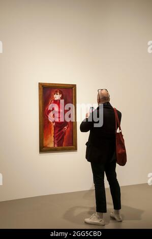 FRANCIA. PARIGI (16° DISTRETTO). ' RITRATTO DELLA BALLERINA ANITA BERBER '. OTTO DIX. 1925. MOSTRA "LE CHIAVI DELLA PASSIONE". FONDAZIONE LOUIS VUITTON. ( Foto Stock