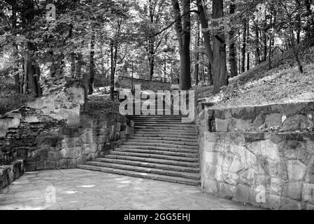 Parco Bednarskiego, Podgorze, Kraków Foto Stock