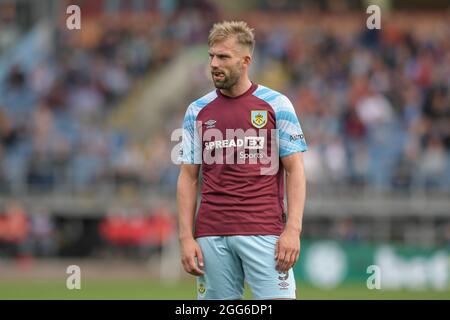 Charlie Taylor #3 di Burnley in azione durante il gioco Foto Stock