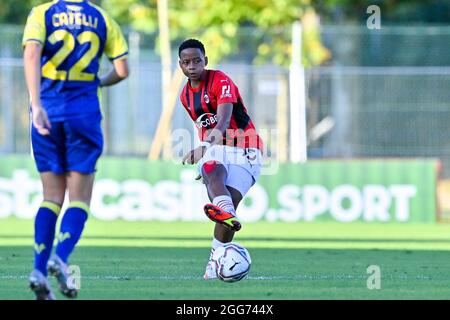 Milano, Italia. 29 agosto 2021. Durante la serie femminile UNA partita tra AC Milan e Hellas Verona al Vismara Sports Center di Milano, Italia credito: SPP Sport Press Photo. /Alamy Live News Foto Stock