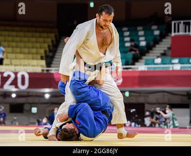 TOKYO, GIAPPONE. 29 agosto 2021. Durante la competizione di JUDO delle partite paraolimpiche di Tokyo 2020 allo Stadio Olimpico di domenica 29 agosto 2021 a TOKYO, GIAPPONE. Credit: Taka G Wu/Alamy Live News Foto Stock