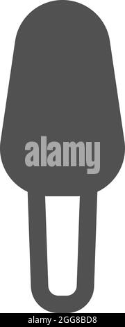 Microfono giornalista, illustrazione, vettore su sfondo bianco. Illustrazione Vettoriale