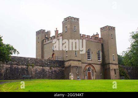 26 agosto 2021 il forte di Hillsborough un esempio di architettura gotica georgiana situato in parlkland al villaggio di Royal Hillsborough a Cou Foto Stock