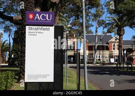 Australian Catholic University, Mount St Mary Campus, 25A Barker Rd, Strathfield NSW 2135 Foto Stock