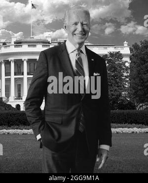 Presidente Joe Biden alla Casa Bianca Foto Stock