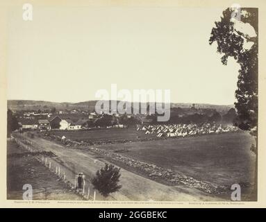 Gettysburg, Pennsylvania, luglio 1863. Stampa albume, pl. 35 dall'album "Gardner's Photographic Sketch Book of the War, Volume i" (1866) Foto Stock