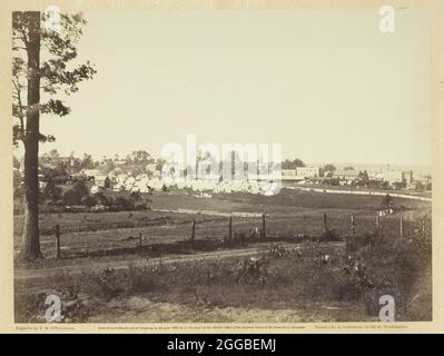 Culpeper, Virginia, novembre 1863. Campo militare. Stampa albume, pl. 48 dall'album "Gardner's Photographic Sketch Book of the War, Volume i" (1866) Foto Stock