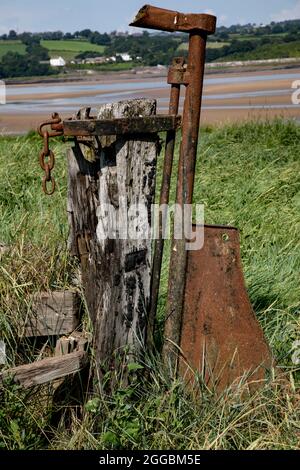 Slimbridge e Sharpness Canal Foto Stock