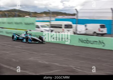 Puebla, Messico - 19 giugno 2021: Autodromo Miguel E. Abed, AIMA, CBMM Niobium Puebla e-Prix. NIO 333 Formula e Team driver Tom Blomqvist al n° 88, correndo oltre il turno 10. Al CBMM Niobium Puebla e-Prix. Foto Stock