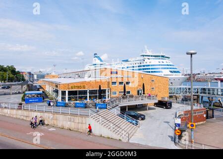 Olympiaterminaali, Helsinki, Finlandia Foto Stock