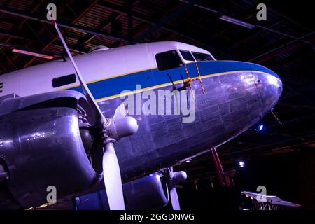 Air Force Museum of New Zealand, Christchurch, Canterbury, South Island, Nuova Zelanda Foto Stock