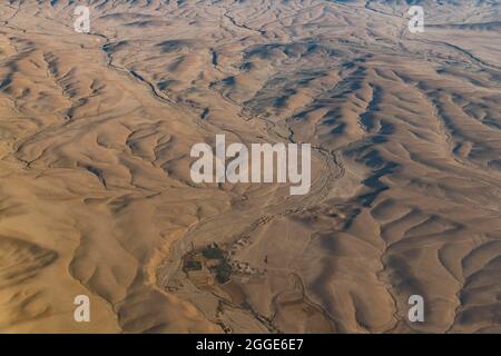 Antenna dell'Afghanistan meridionale intorno a Kandahar Foto Stock