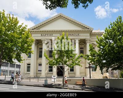 Facciata della Chiesa del Tabernacolo Battista, Auckland, Nuova Zelanda Foto Stock