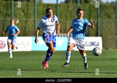 Formello, Italia. 29 agosto 2021. Durante la Serie A match tra SS LAZIO e UC SAMPDORIA allo stadio Mirko Fersini Formello il 29 agosto 2021 a Formello. (Foto di Domenico Cippitelli/Pacific Press/Sipa USA) Credit: Sipa USA/Alamy Live News Foto Stock