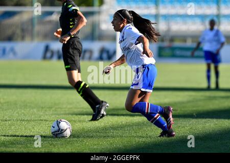 Formello, Italia. 29 agosto 2021. Durante la Serie A match tra SS LAZIO e UC SAMPDORIA allo stadio Mirko Fersini Formello il 29 agosto 2021 a Formello. (Foto di Domenico Cippitelli/Pacific Press/Sipa USA) Credit: Sipa USA/Alamy Live News Foto Stock