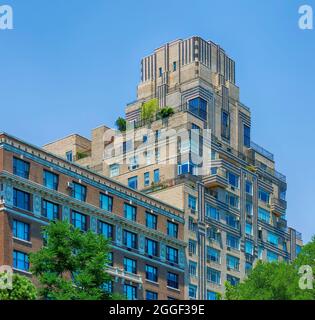 320 Central Park West, Ardsley, progettato da Emery Roth in stile Art Deco, costruito nel 1931. Nell'Upper West Side/Central Park West Historic District. Foto Stock