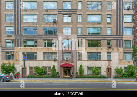 320 Central Park West, Ardsley, progettato da Emery Roth in stile Art Deco, costruito nel 1931. Nell'Upper West Side/Central Park West Historic District. Foto Stock