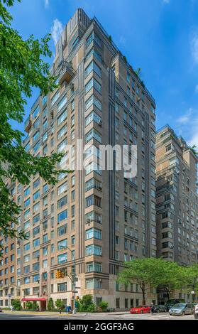 320 Central Park West, Ardsley, progettato da Emery Roth in stile Art Deco, costruito nel 1931. Nell'Upper West Side/Central Park West Historic District. Foto Stock