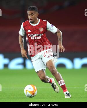 Foto d'archivio del 29-10-2020 del Reiss Nelson dell'Arsenal. Data di emissione: Martedì 31 agosto 2021. Foto Stock