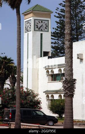 Antica architettura portoghese a El Jadida (Mazagan) in Marocco Foto Stock