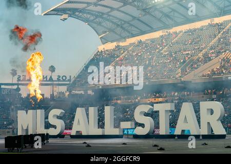 Le cerimonie di PREGAME al 2021 MLS All Star Game Foto Stock