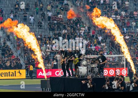 Le cerimonie di PREGAME al 2021 MLS All Star Game Foto Stock